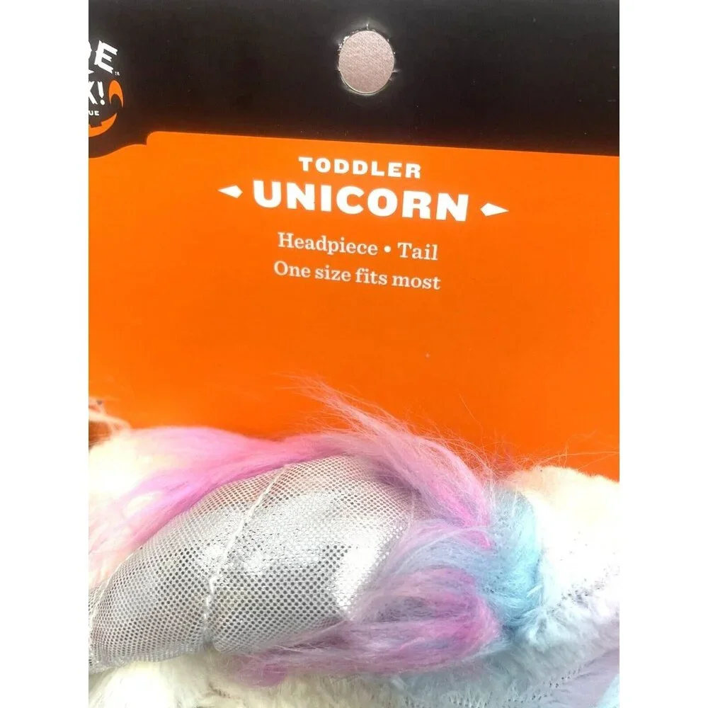 HYDE & EEK! Toddler Unicorn Headpiece & Tail Costume